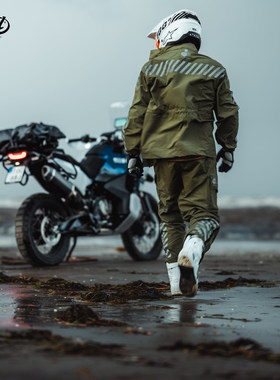 FUEL复古摩旅防暴雨安全反光条