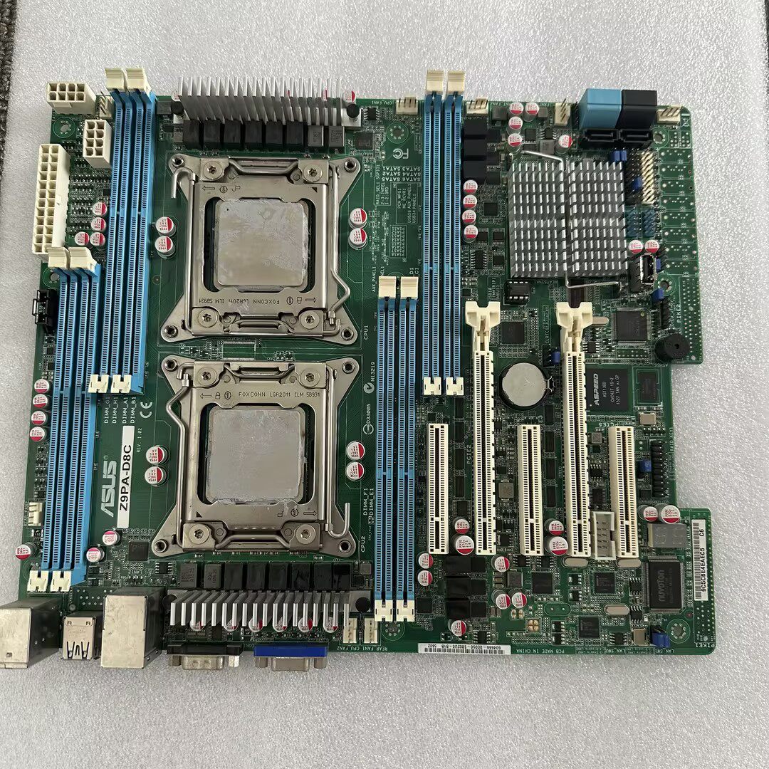 原装Asus/华硕 Z9PA-D8C服务器主板 双路主板2011针2680V2 CPU