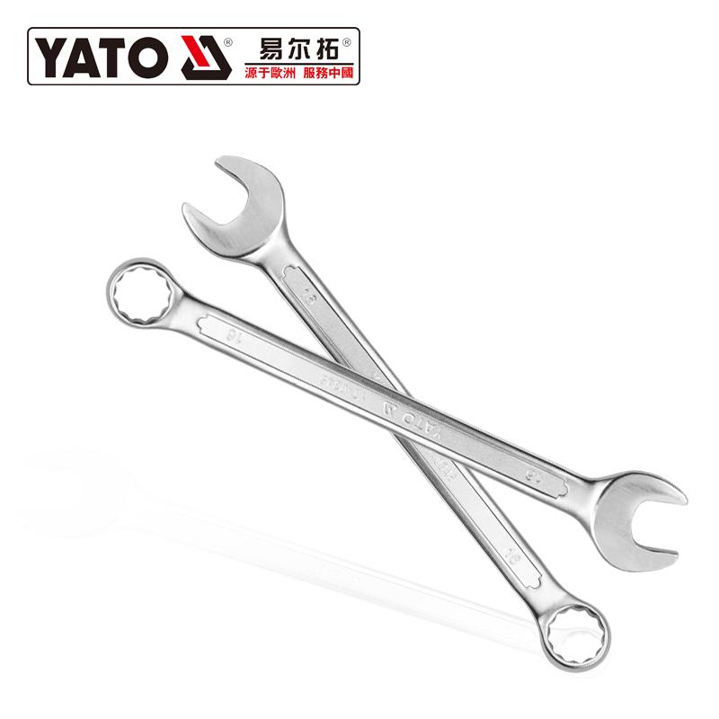 YATO易尔拓 梅花开口两用扳手CRV工具架子死扳手 YT-0335（6mm）