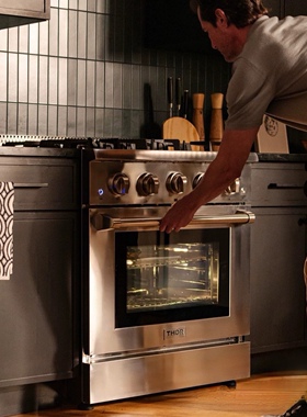 政府补贴thorkitchen家商2用开放式厨房不锈钢4眼集成灶一体烤箱