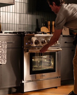 政府补贴thorkitchen家商2用开放式 厨房不锈钢4眼集成灶一体烤箱