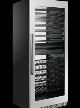 国补24英寸不锈钢多功能开放式厨房家用恒温酒店红酒柜储酒器冰箱