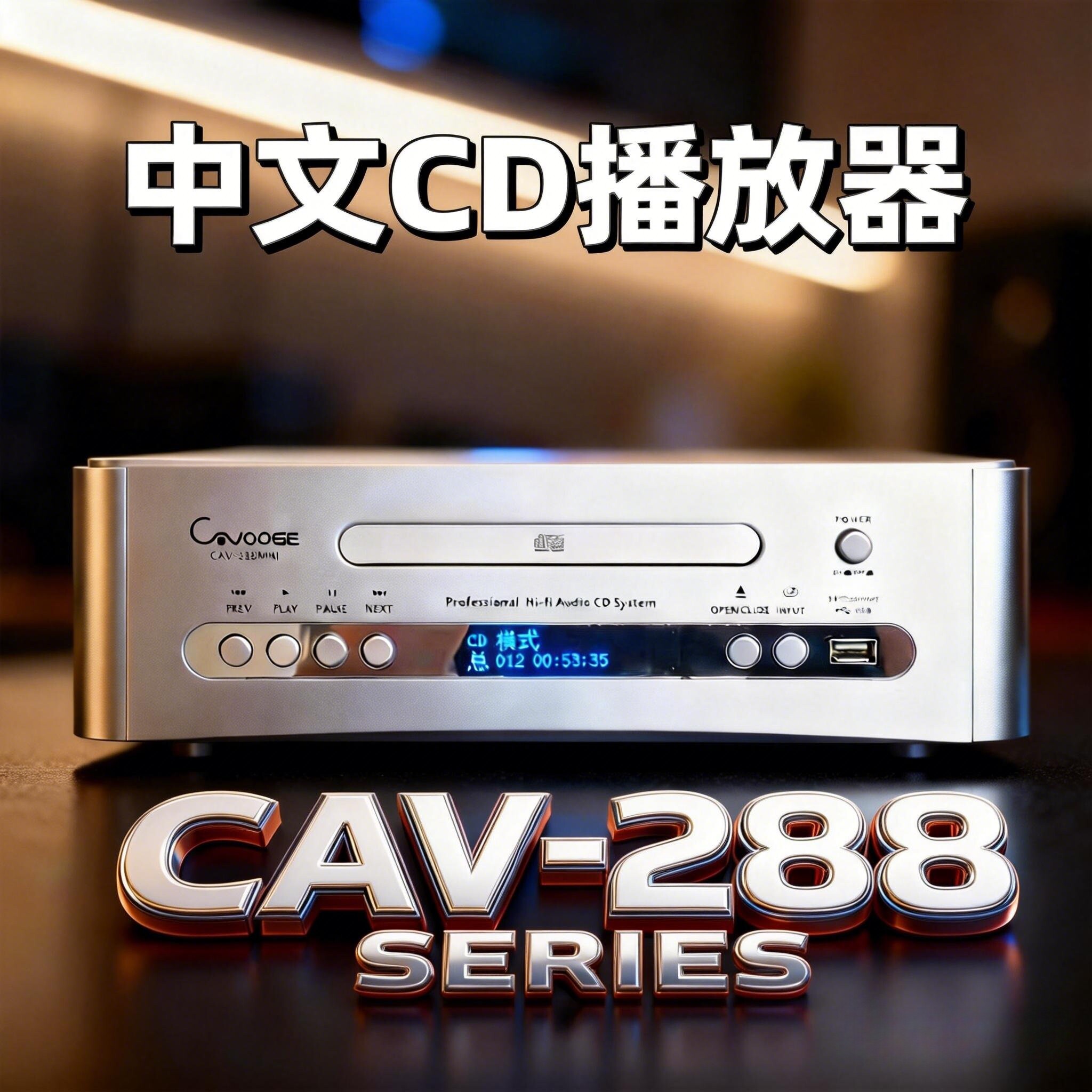 【CAVOOGE】纯CD播放机HIFI发烧级无损光盘碟机数字转盘播放器