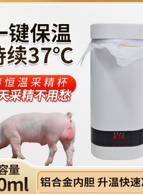 猪专用恒温采精杯 800ml可调温续航6小时 铝合金内胆全内侧加热
