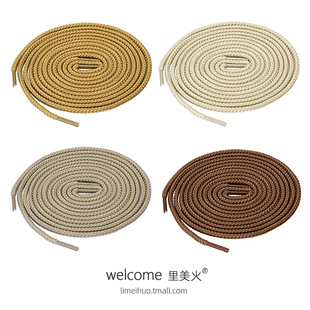 鞋带山地个性复古机车靴阿美咔叽伞靴适配redwing红翼8106大黄靴