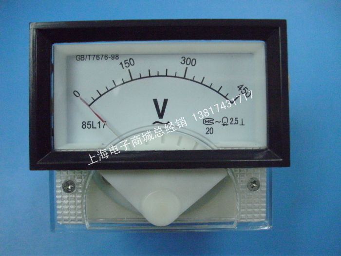 85L17 450V 交流电压表 指针式电压表 面板表