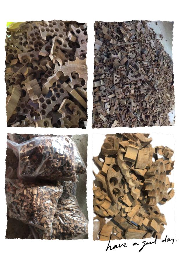 檀香碎木料 10g 手串剩料