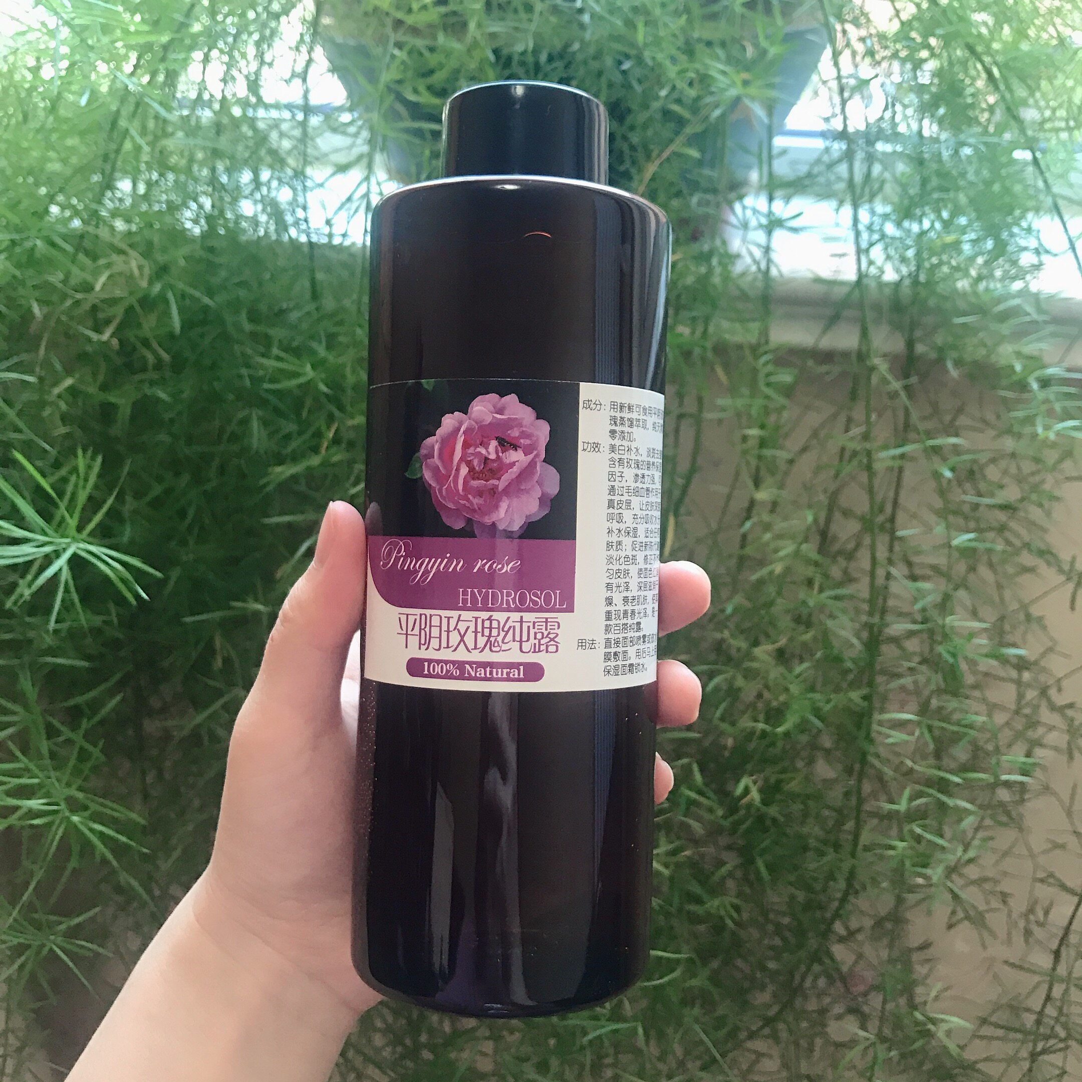 平阴玫瑰纯露500ml爽肤水花纯露/花水
