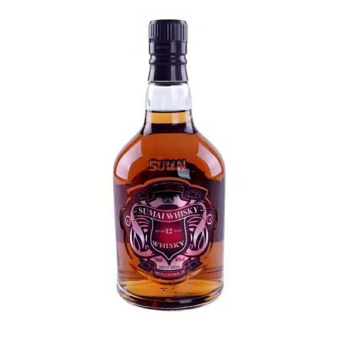 洋酒 苏麦富豪12年威士忌苏格兰调配原汁进口40度700ml送酒杯夜场