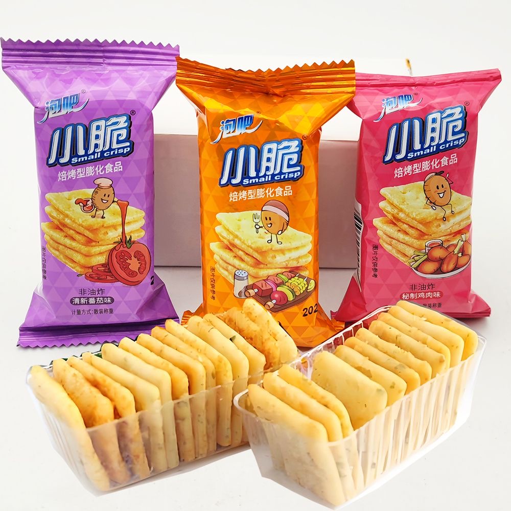 泡吧小脆薯片酥脆小饼干