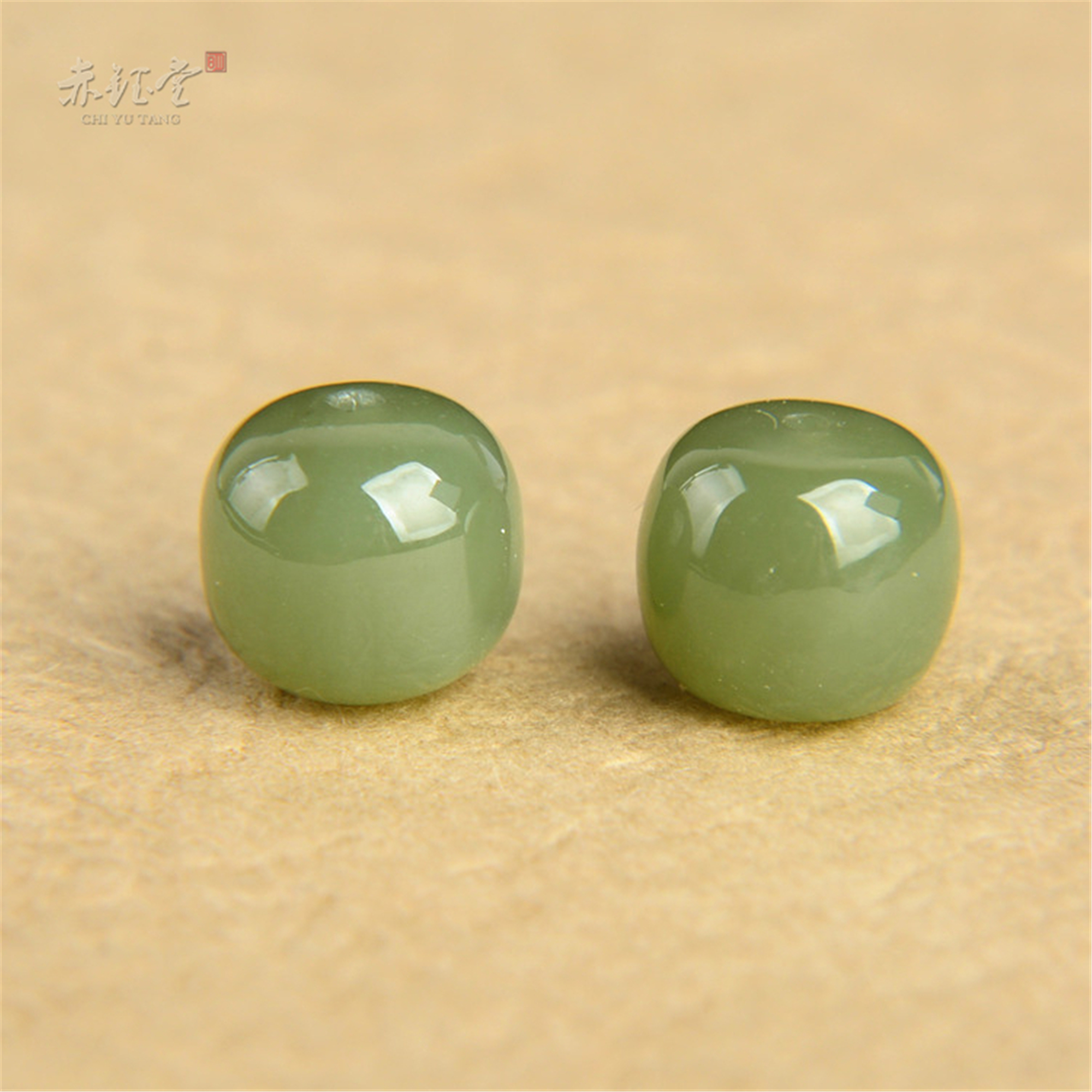 和田玉散珠单珠老型且末黄口料天然手串配珠diy高端文玩配饰促销