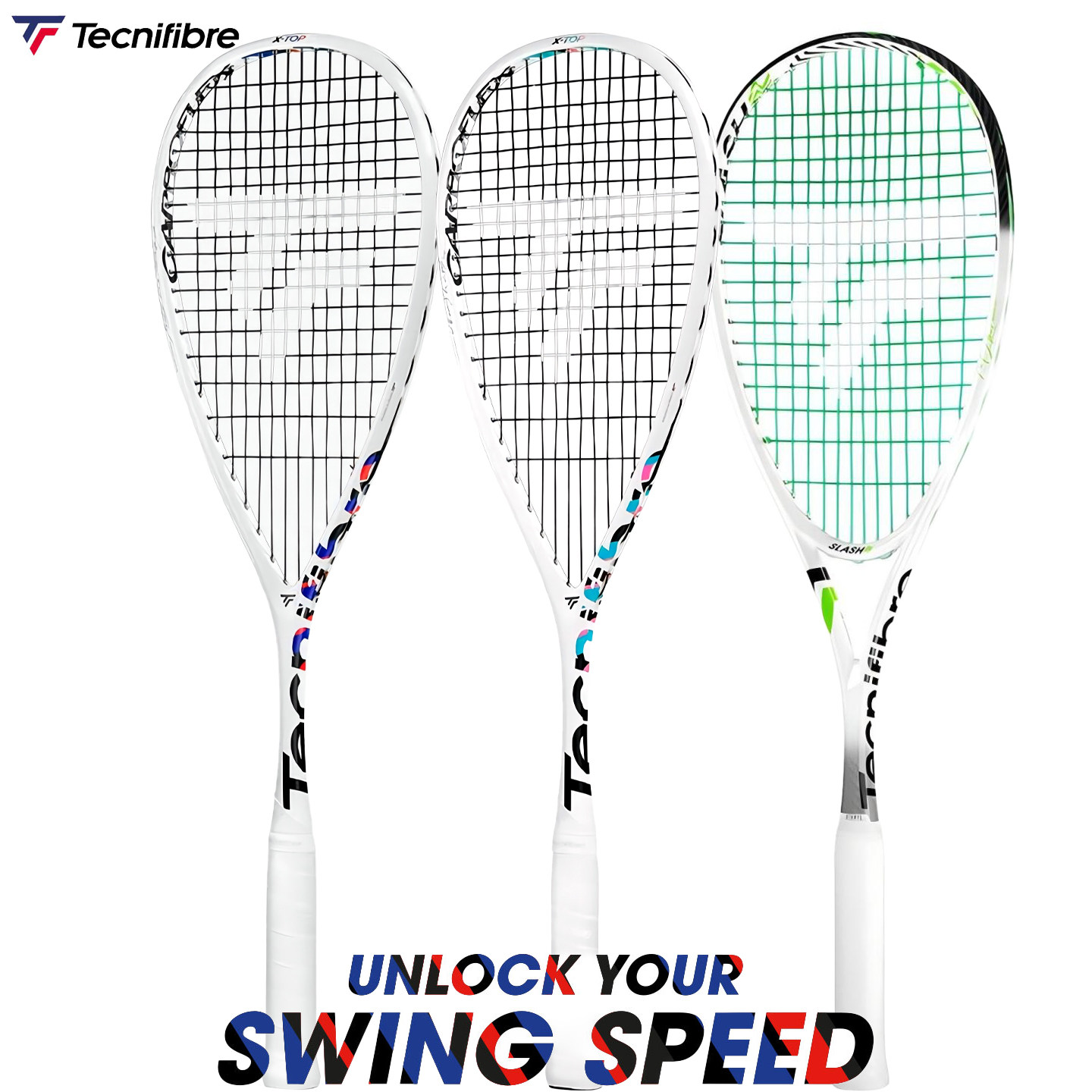 2026新款法国泰尼飞Tecnifibre X-Top V2 125男女壁球拍签名专业