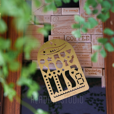 mini黄铜手帐尺五欧同款手帐神器