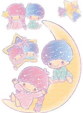 中号F0114-11卡通动漫笔记本电脑吉他萌手机旅行拉杆箱贴纸