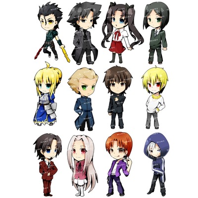 Q版Fate/Zerostaynight贴纸