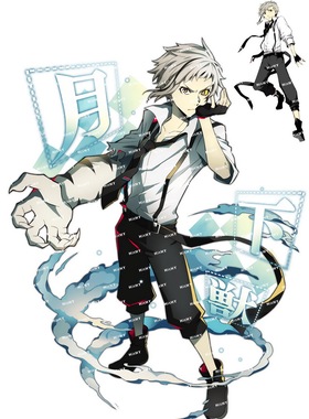 大号F0337-15文豪野犬中岛敦卡通动漫笔记本电脑旅行拉杆箱贴纸