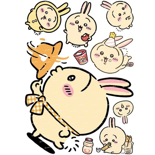 chiikawa乌萨奇电脑电动车贴纸