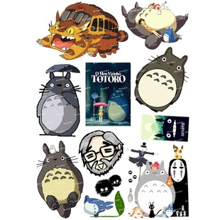 小号F0007-02龙猫Totoro卡通动漫笔记本电脑手机手机旅行箱贴纸