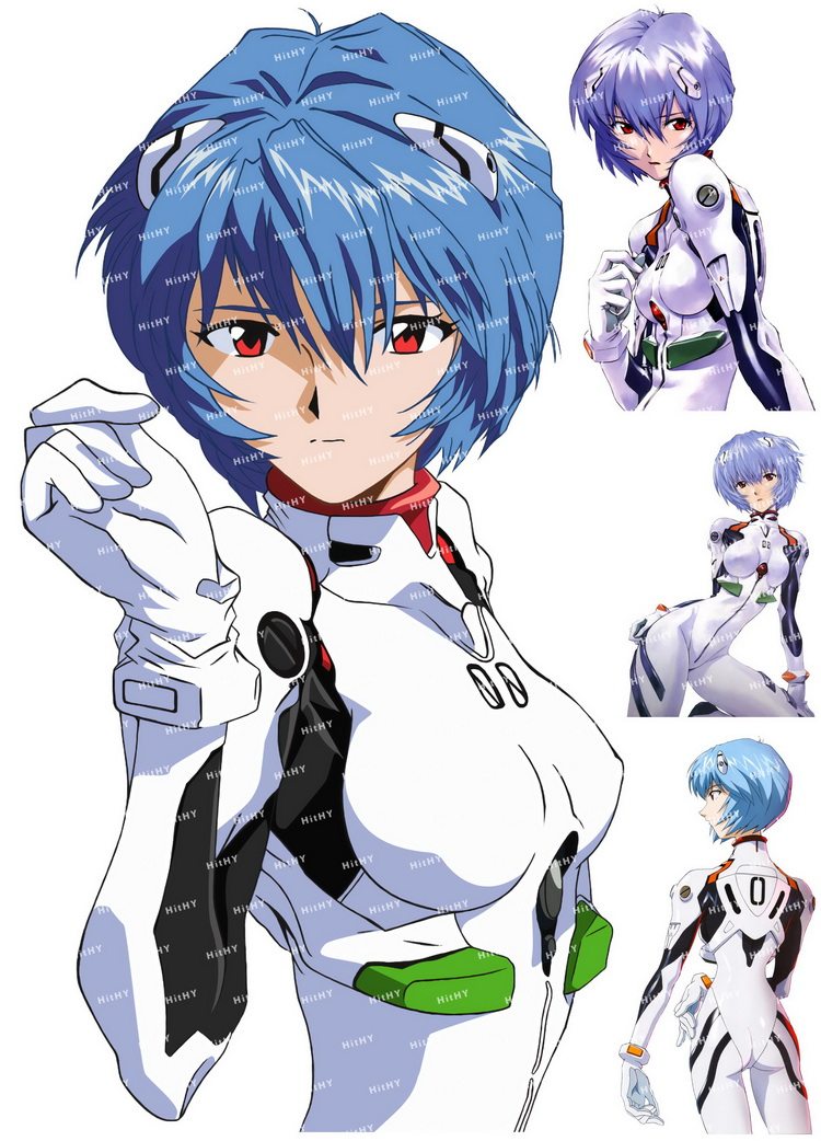 大号f0362-23新世纪福音战士eva动漫电脑吉他手机旅行拉杆箱贴纸