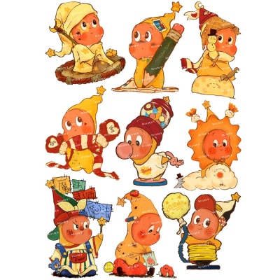 我们都是星星人泡泡马特动漫贴纸