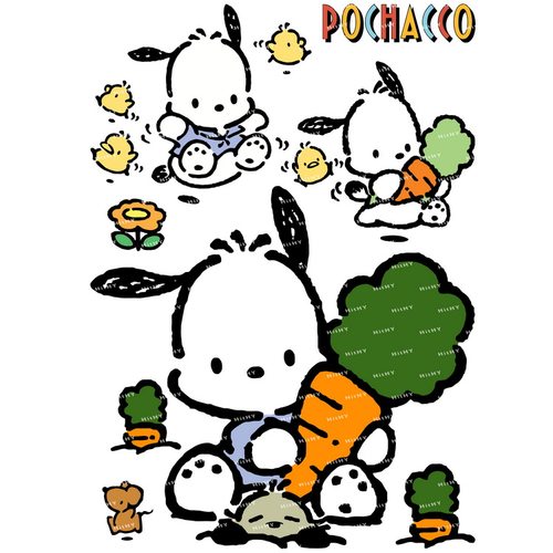 帕哈狗Pochacco卡通可爱动漫贴纸