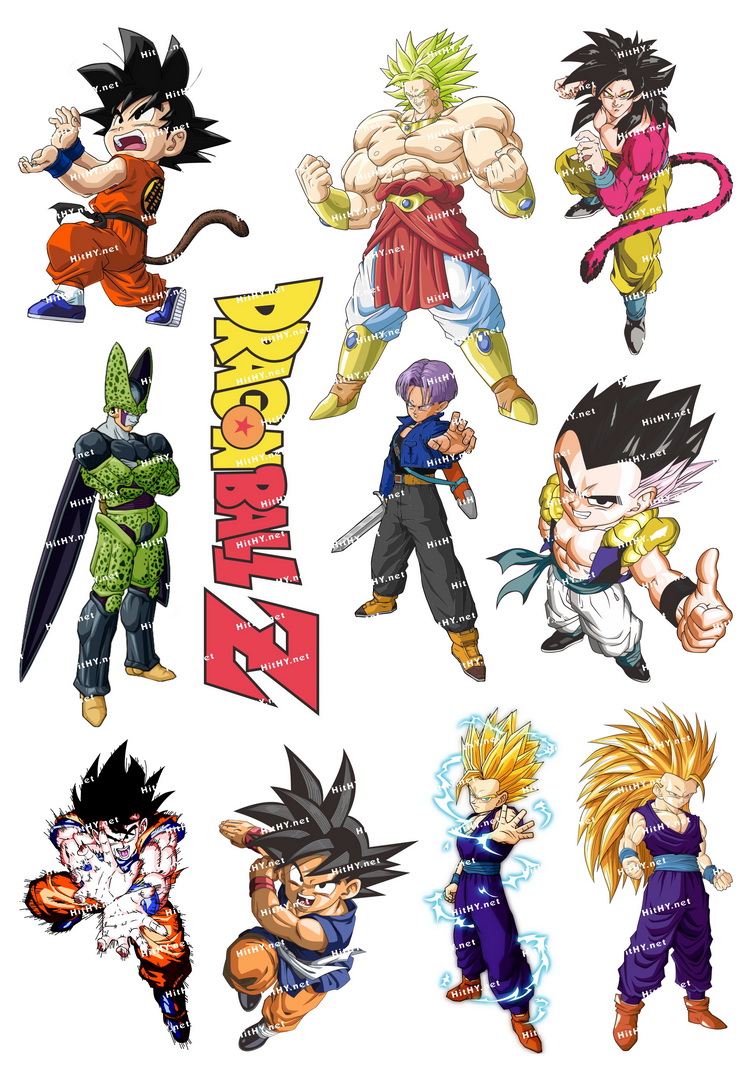 大号F0167-01龙珠DRAGON BALL卡通动漫笔记本电脑旅行箱贴纸HitHY