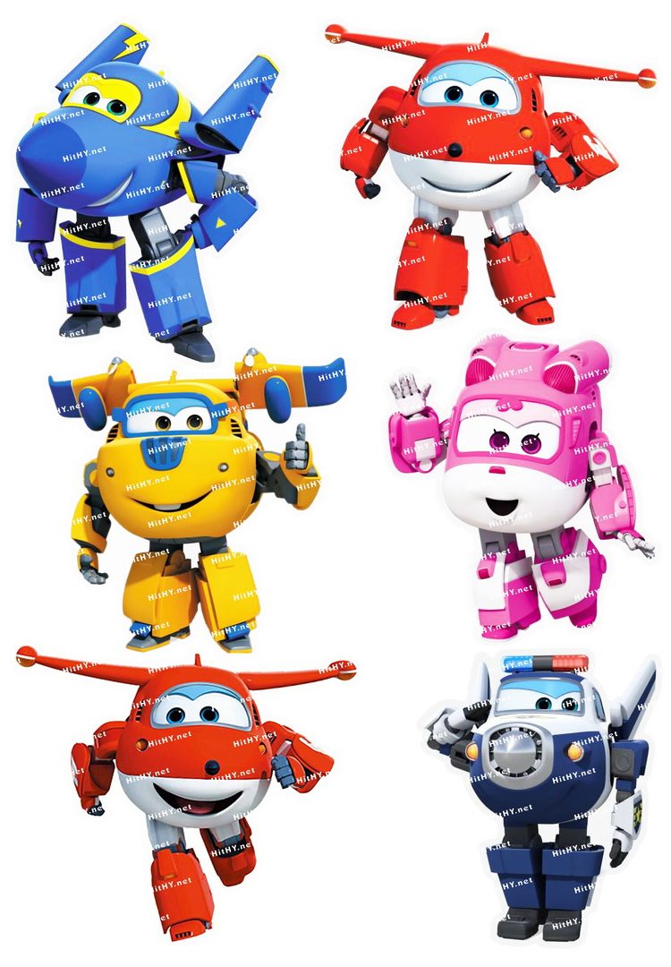 小号f0203-02超级飞侠卡通动漫笔记本死飞结它旅行拉杆箱贴纸防水