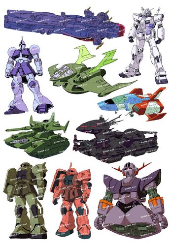 大号gundam动漫笔记本电脑