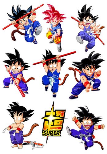 大号F0080-44龙珠超DRAGON BALL卡通动漫笔记本旅行拉杆箱贴纸