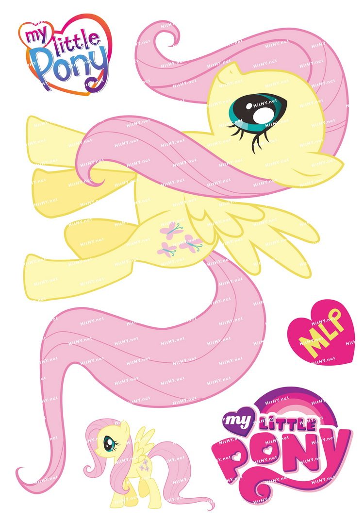 小号f0065-04my little pony小马宝莉卡通笔记本电脑旅行箱贴纸