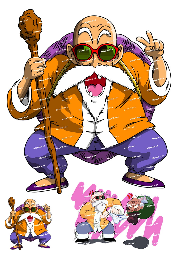 大号F0080-20龙珠DRAGON BALL-卡通动漫笔记本电脑旅行箱贴纸防水