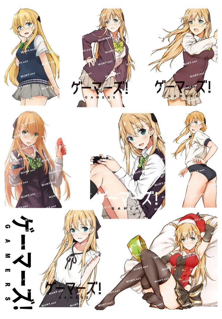 中号F0275-05GAMERS电玩咖!天道花怜动漫电脑手机旅行拉杆箱贴纸
