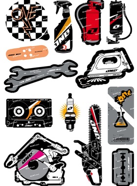 小号F0153-01个性-潮牌贴纸 笔记本电脑手机死飞汽车旅行箱贴纸