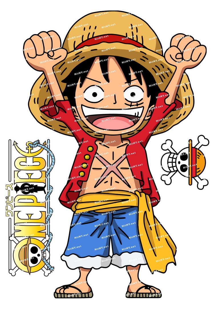 小号F0019-20海贼王卡通动漫笔记本旅行拉杆箱贴纸防水