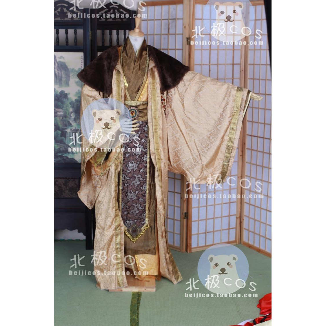 北极cosplay服装出 ooc古装男主cos服 男古装 王爷皇子龙王帝君