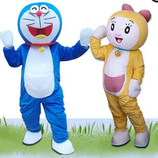 机器猫 大雄 静香 胖虎 小夫卡通人偶服饰玩偶服装出租 经典动画