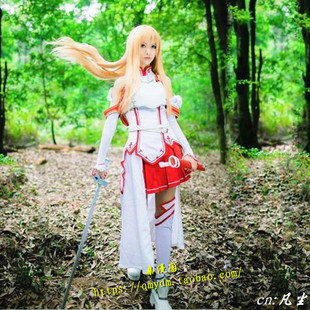 北熊cosplay出租 刀剑神域  亚丝娜cos服 战斗服日常女现货租凭