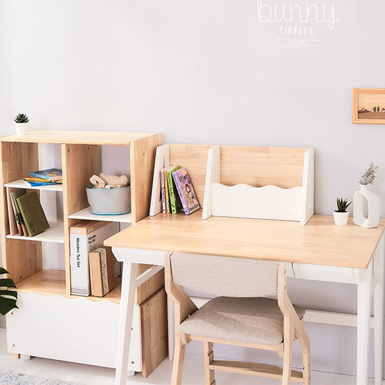 MesaSilla实木学生学习桌子Calla进口可调整实木桌儿童桌椅写字桌