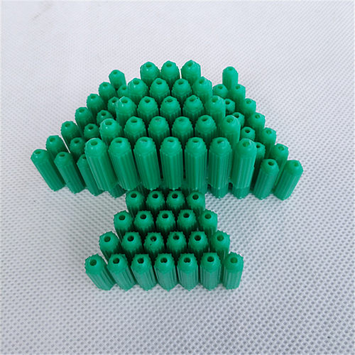 胶粒 胶塞6厘 直通型 绿色膨胀管 6MM 膨胀螺丝 绿色膨胀胶塞胶钉