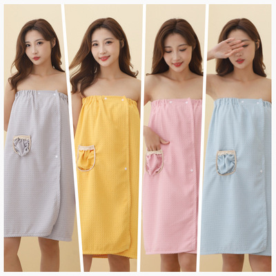 Bath towel, home bathrobe, quick drying strapless bath skirt