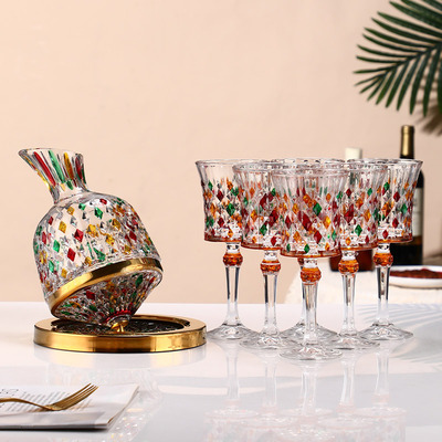Creative red wine decanter, home glass red wine glass红酒器