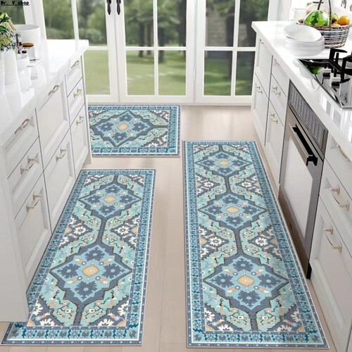 Kitchen floor mat, foyer anti slip carpet, long strip地垫