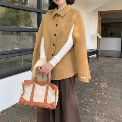 Women's medium to long woolen coat, woolen coat女士外套大衣