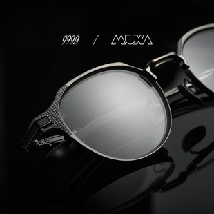 999.9 高端线 日本手作眼镜男女复古眼镜框架 钛金属 S05T