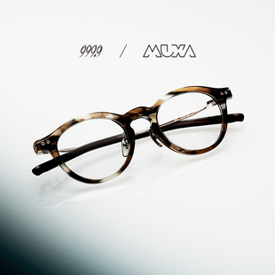 four 999.9 NPM210 日本手工钛金属板材全框眼镜 逆R铰链 nines