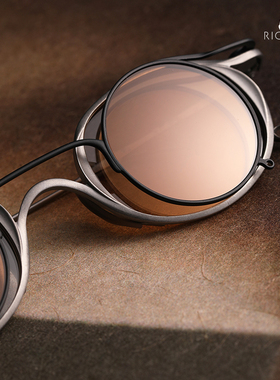 RIGARDS 新品ZIGGY CHEN联名RG1943ZC时尚夹片小众手工男女眼镜框