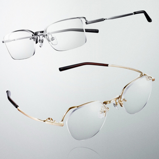 O36T 眉架型眼镜 新款 逆R铰链 four nines 日本手工镜架 999.9