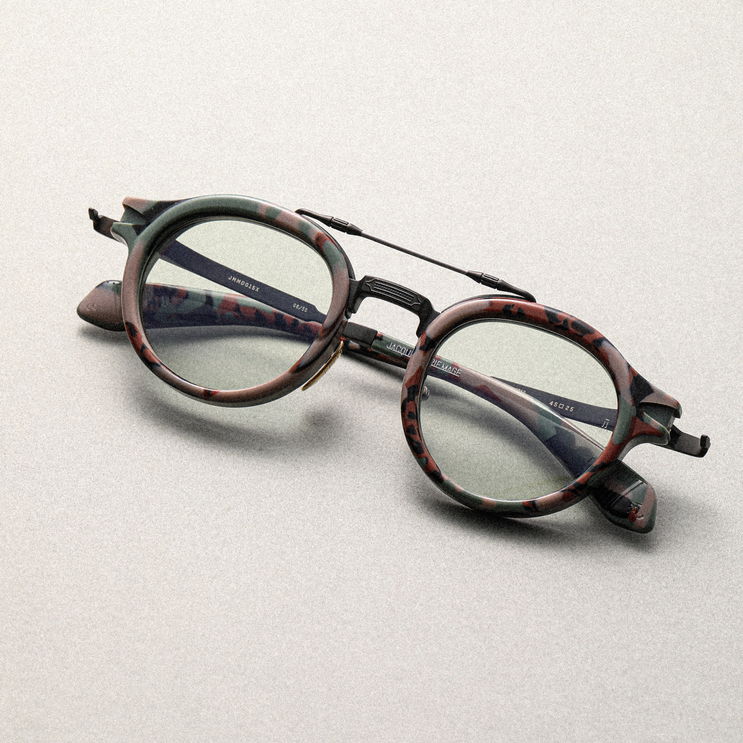 JACQUES MARIE MAGE全球限量版DELAGE迷彩版双梁MM墨镜眼镜框J