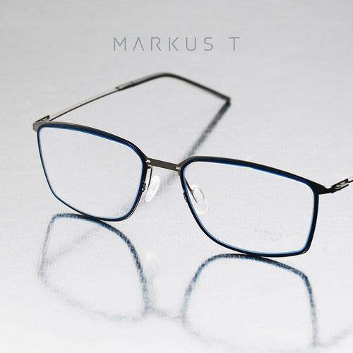 MARKUST方框钛金属超轻眼镜框
