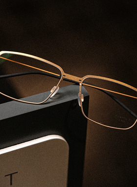 德国MARKUST 24k金 圆框简约舒适近视商务送礼高品质男女眼镜框